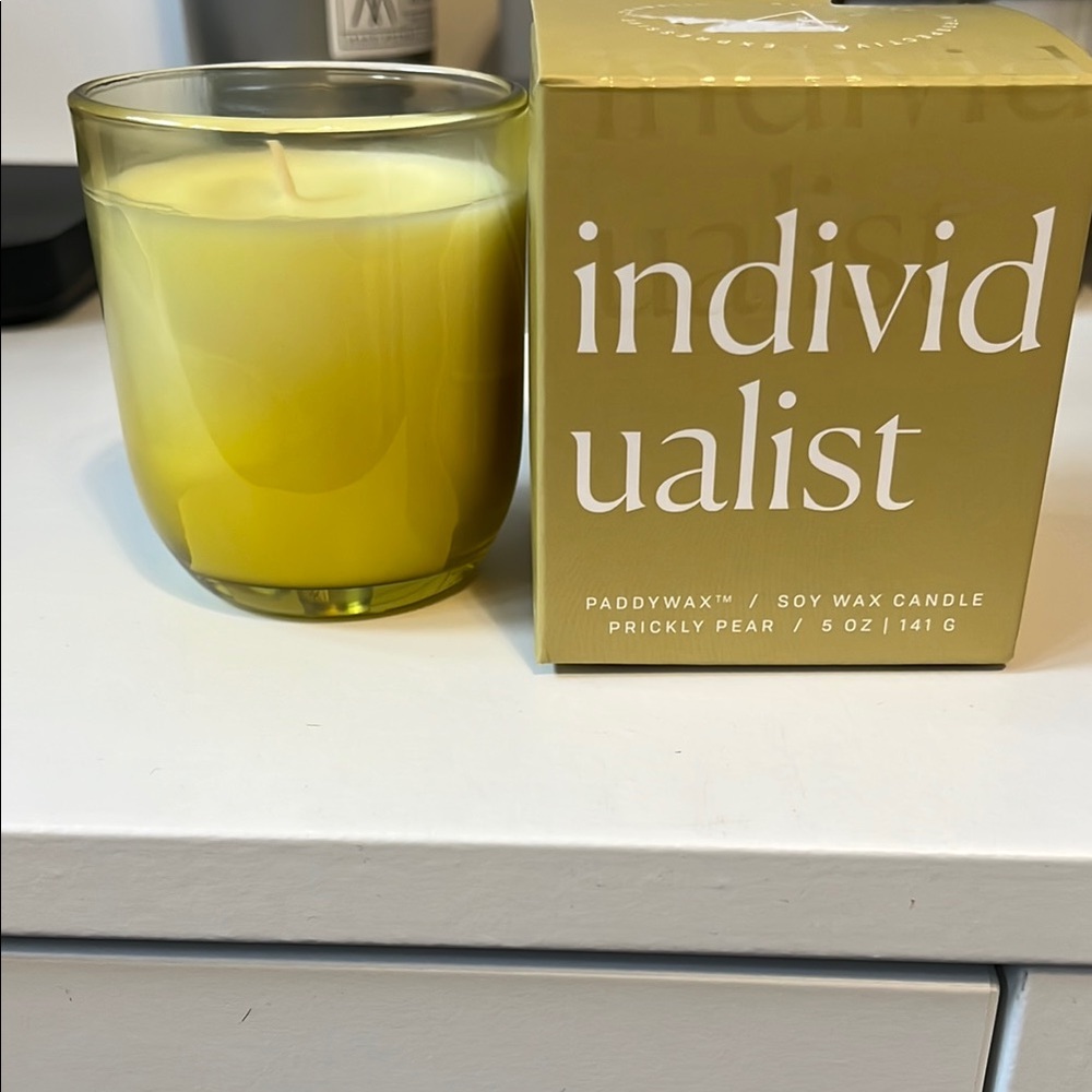 Paddywax Individualist Yellow Soy Wax Candle Prickly Pear